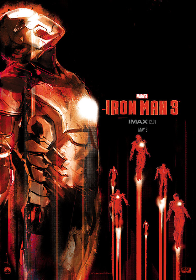El cartel definitivo de Iron Man 3 obra de Jock