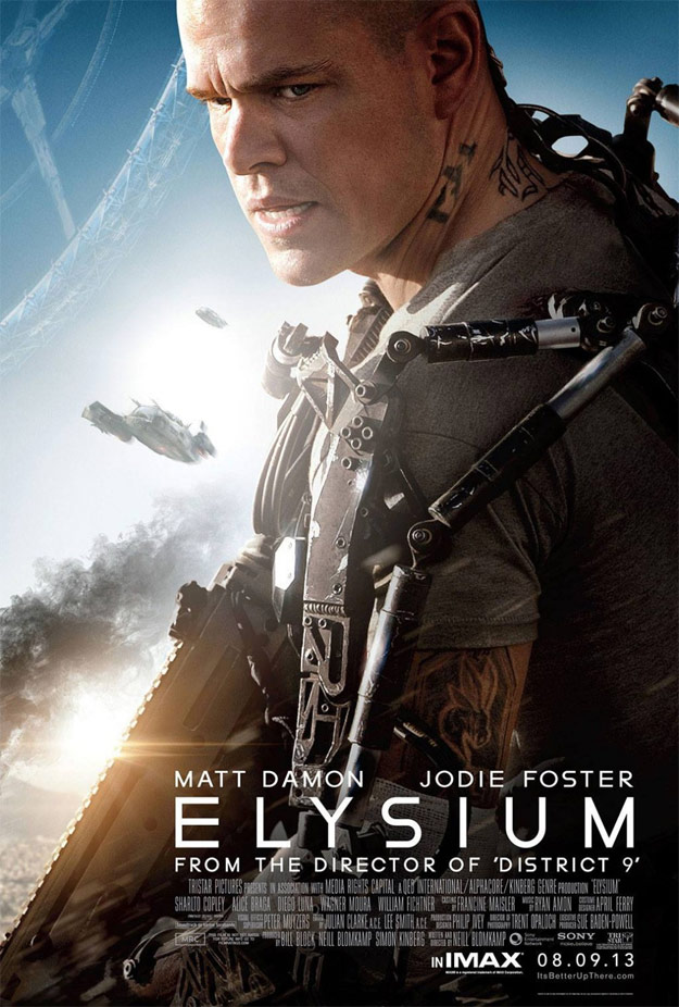 El nuevo cartel de Elysium... quiero verla ya