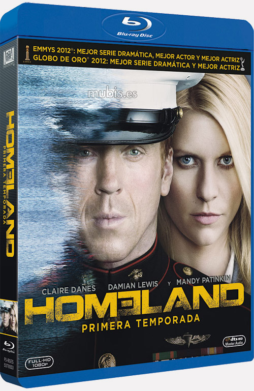 Portada de la edición en Blu-Ray de "Homeland"
