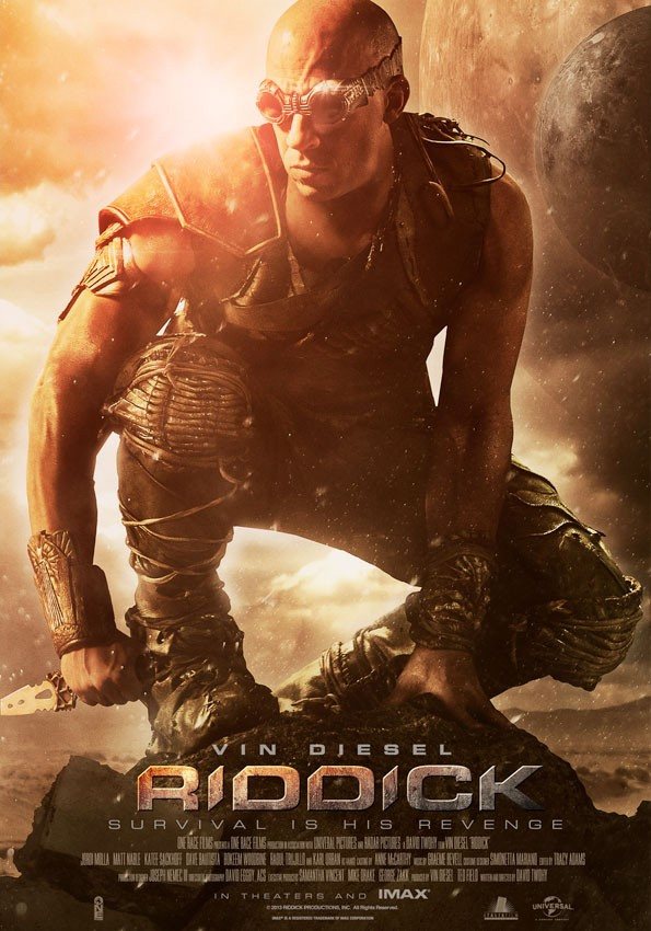 Uno de los carteles de Riddick, de los que molan
