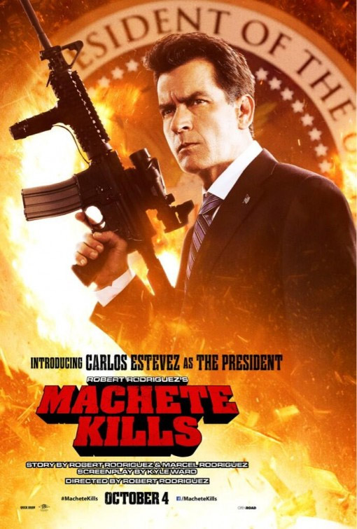 El nuevo cartel de Machete Kills nos presente al Presidente