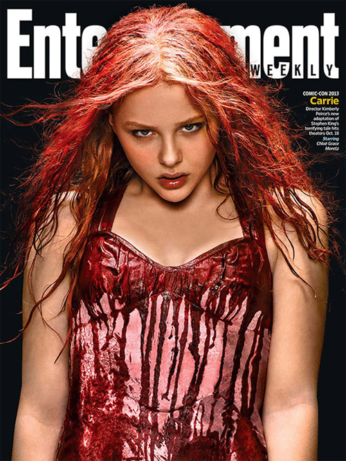 La portada de Carrie, baño de sangre, para Entertainment Weekly