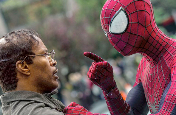 Maxwell Dillon vs. Spider-Man... no sabe el segundo los calambres que el dará ver al primero dentro de unos días 