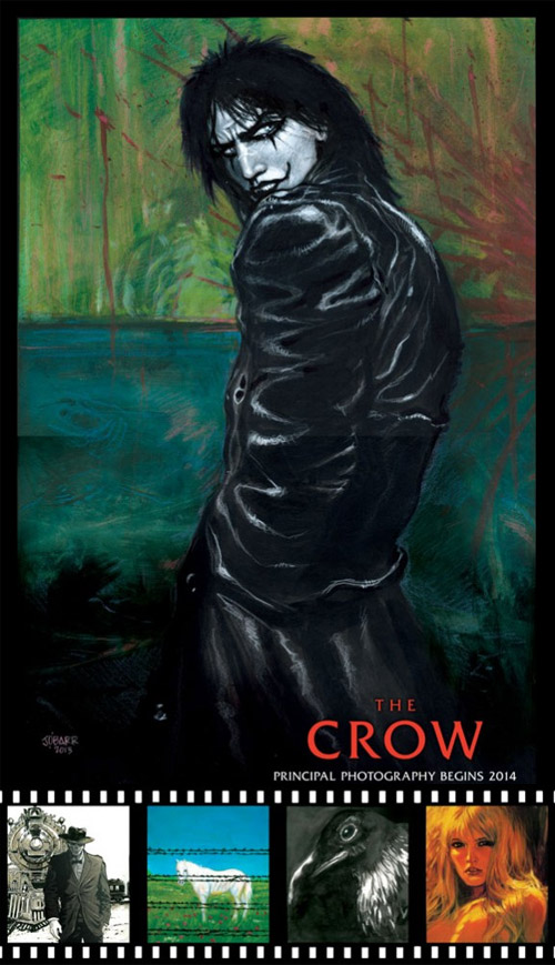 Primer promo cartel de The Crow