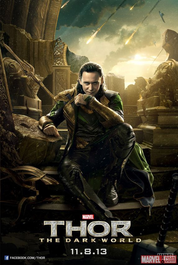 Cartel de Loki para Thor: el mundo oscuro