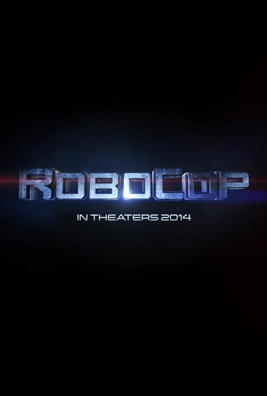 Teaser cartel de RoboCop... más simple imposible