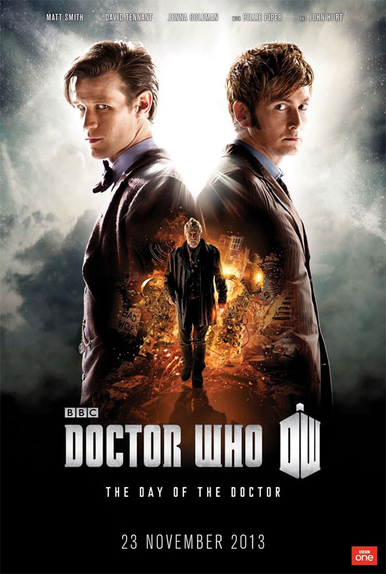 El cartel de los 50 años de "Doctor Who" 