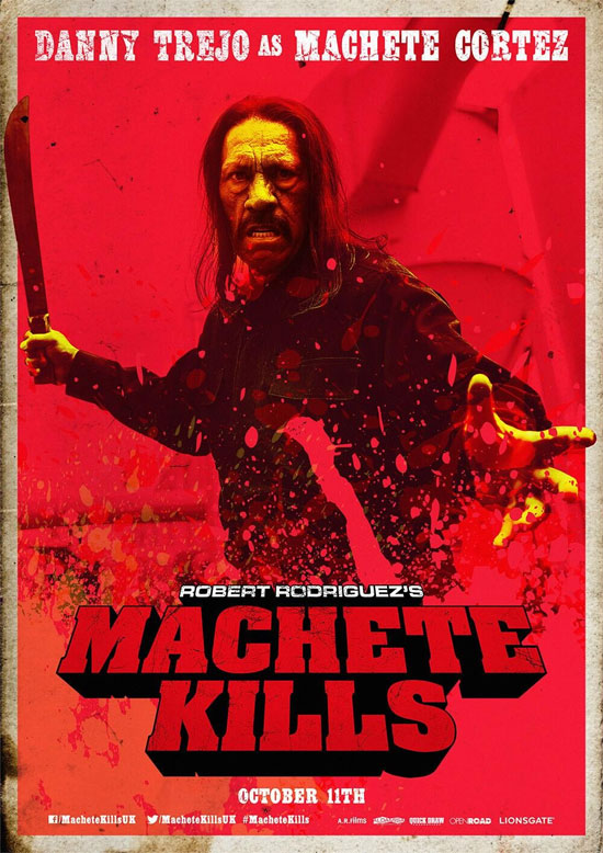 Otro cartel más de Machete Kills, vista también en Sitges 2013