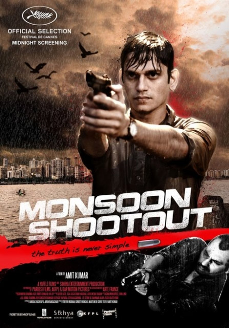 Cartel de la peli india Monsoon Shootout