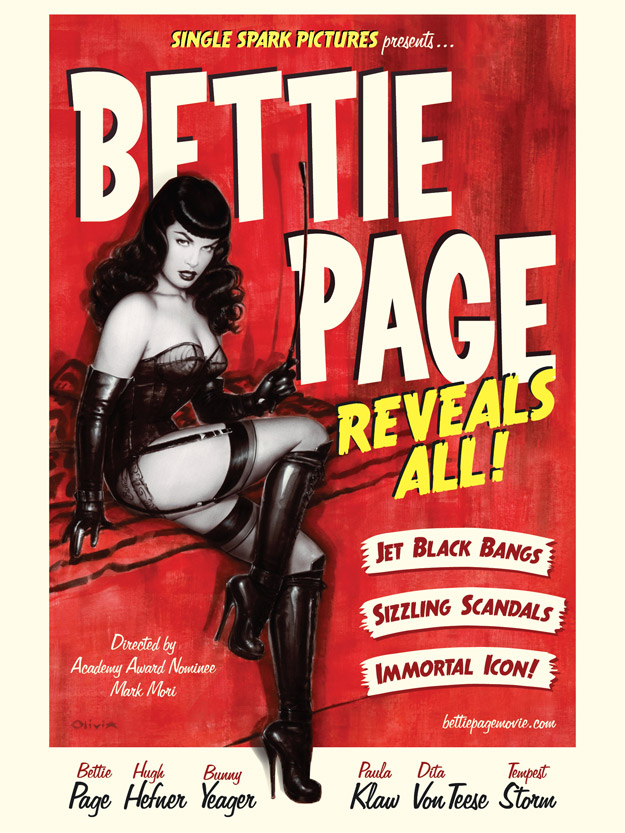 Cartel de Bettie Page Reveals All