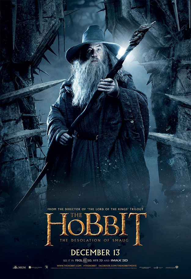 Un nuevo cartel de El Hobbit: La Desolación de Smaug, Gandalf