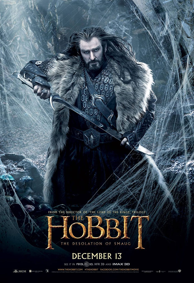 Un nuevo cartel de El Hobbit: La Desolación de Smaug, Thorin