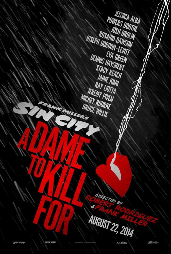 El cartel de Sin City: A Dame to Kill For