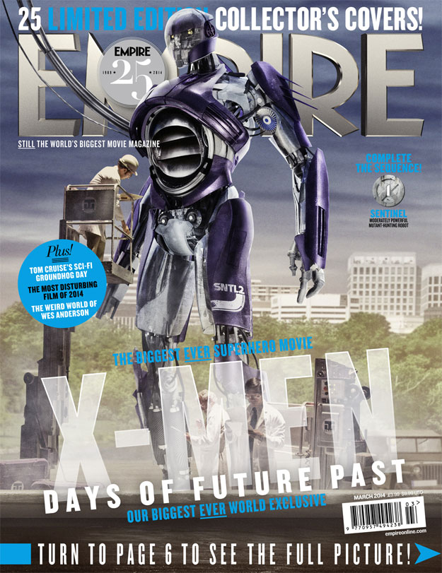 Una de las portadas, la primera, dedicadas a X-Men: Días del Futuro Pasado