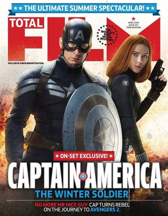 Portada del último número de Total Film dedicada a Capitán América: el Soldado de Invierno