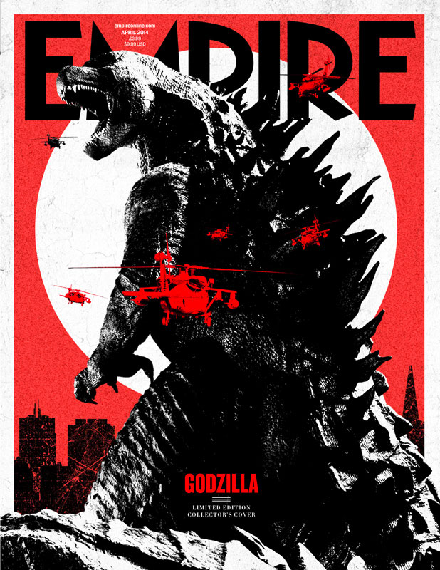 La fantástica portada de Empire para Godzilla