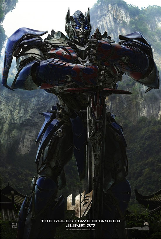 Saludemos a Optimus Prime en Transformers: la era de la extinción