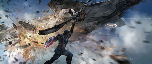 Concept art de Capitán América: el Soldado de Invierno