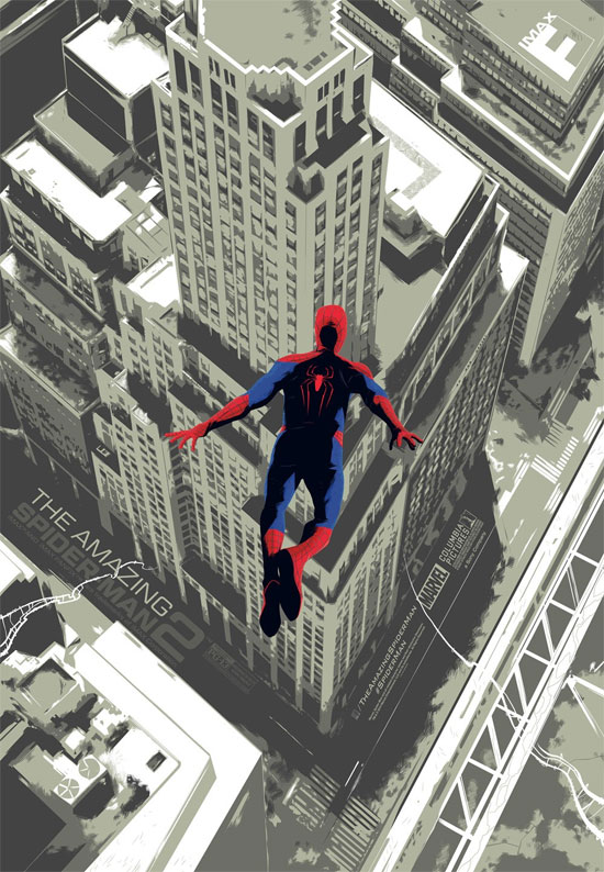 Cartel Mondo de The Amazing Spider-Man 2: el poder de Electro