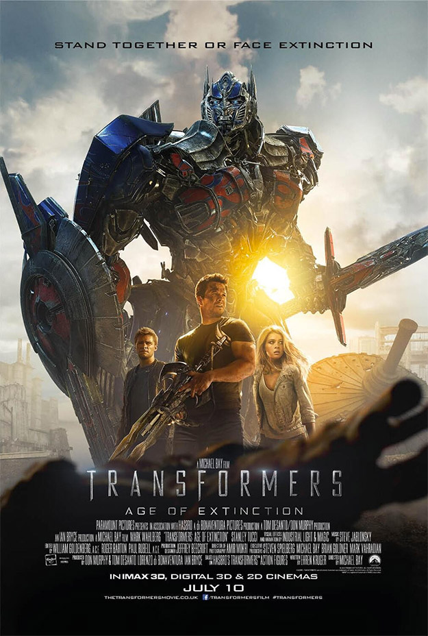 Uno de los últimos carteles de Transformers: la era de la extinción
