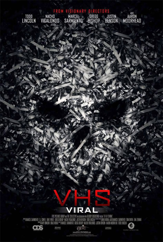 El primer cartel de VHS Viral.. papelitos cadavéricos