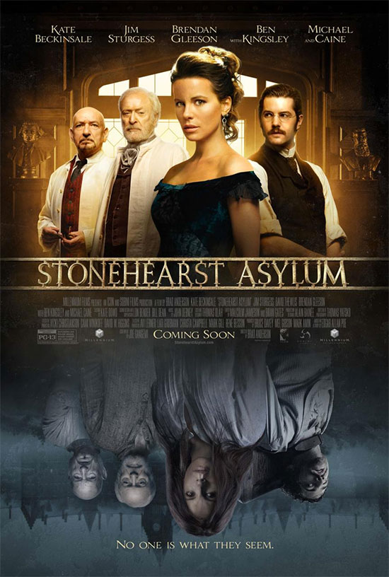 El mismo cartel de siempre con el cambio de título a Stonehearst Asylum