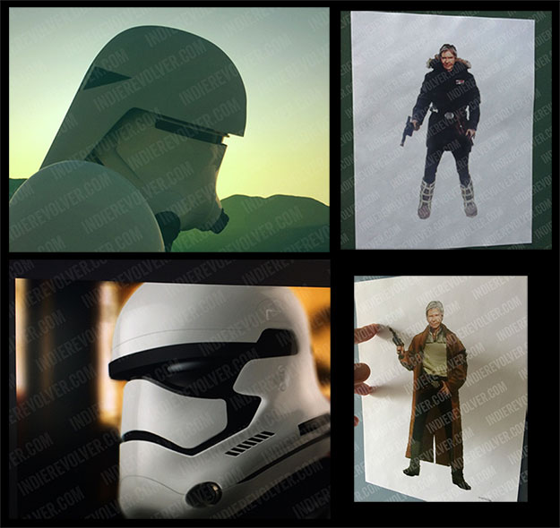 Diseños de Snowtrooper, Stormtrooper y ropa de Han Solo para Star Wars: Episode VII