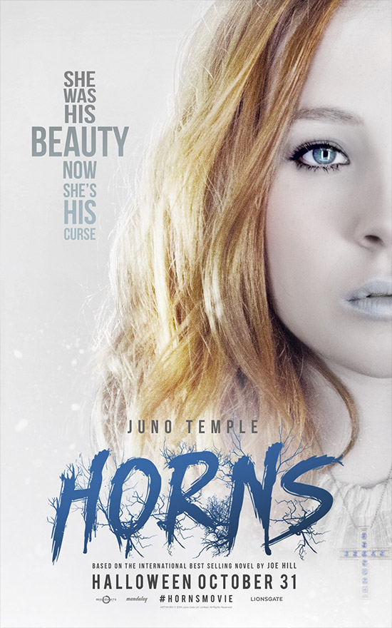 Nuevo cartel de Horns con Juno Temple como centro de las miradas