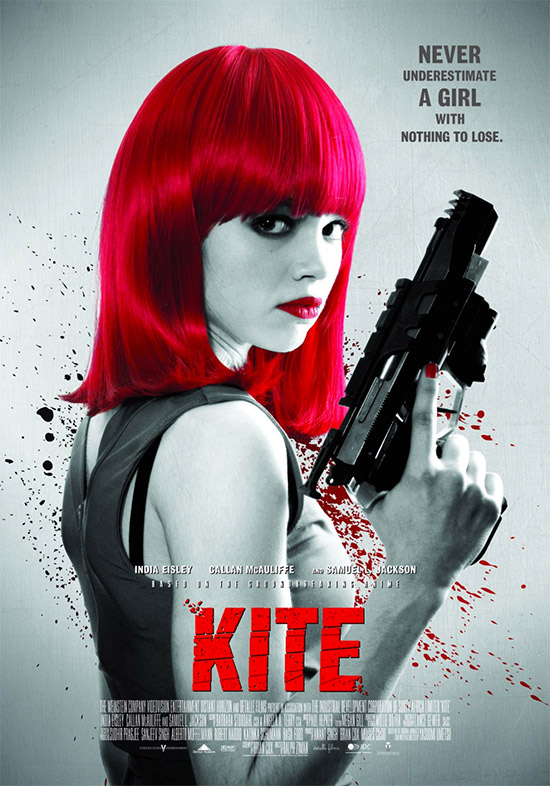Un nuevo cartel de Kite, no es Jennifer Lawrence pero el póster es curioso
