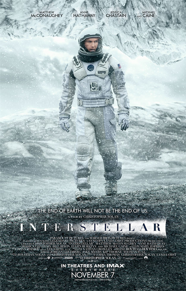 El nuevo cartel de Interstellar o el viaje de Matthew McConaughey