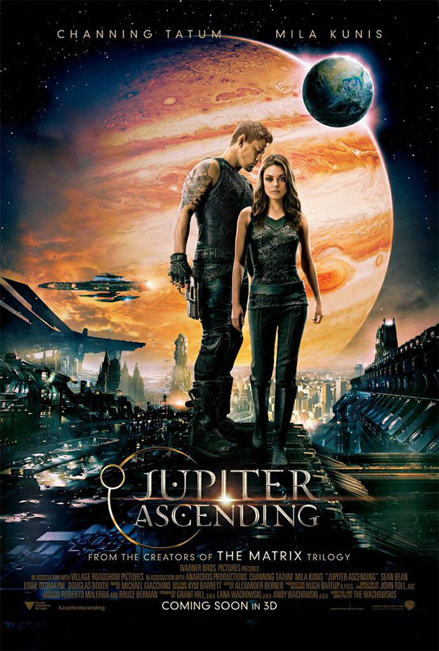 El nuevo cartel de El destino de Júpiter... todavía falta un mundo para su estreno
