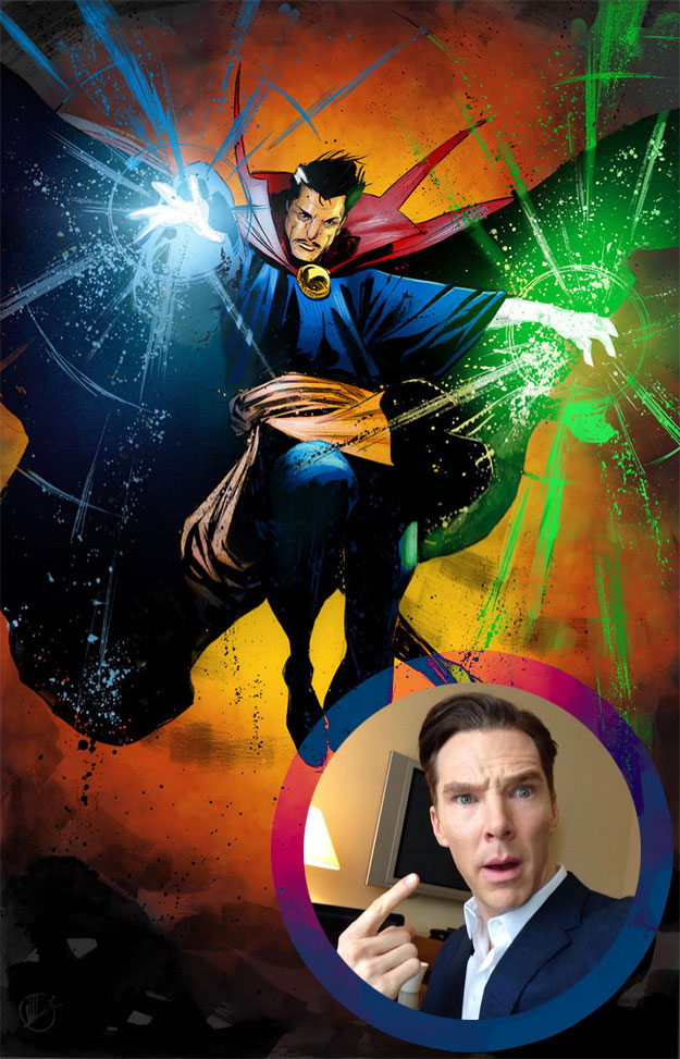 Que sí Benedict... que eres el elegido para ser Doctor Strange
