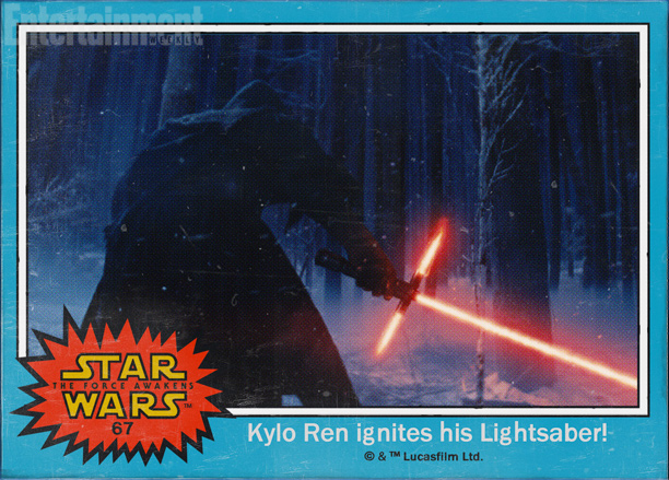 Kylo Ren ignites his Lightsaber! 