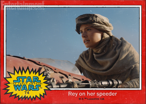 Rey on her speeder