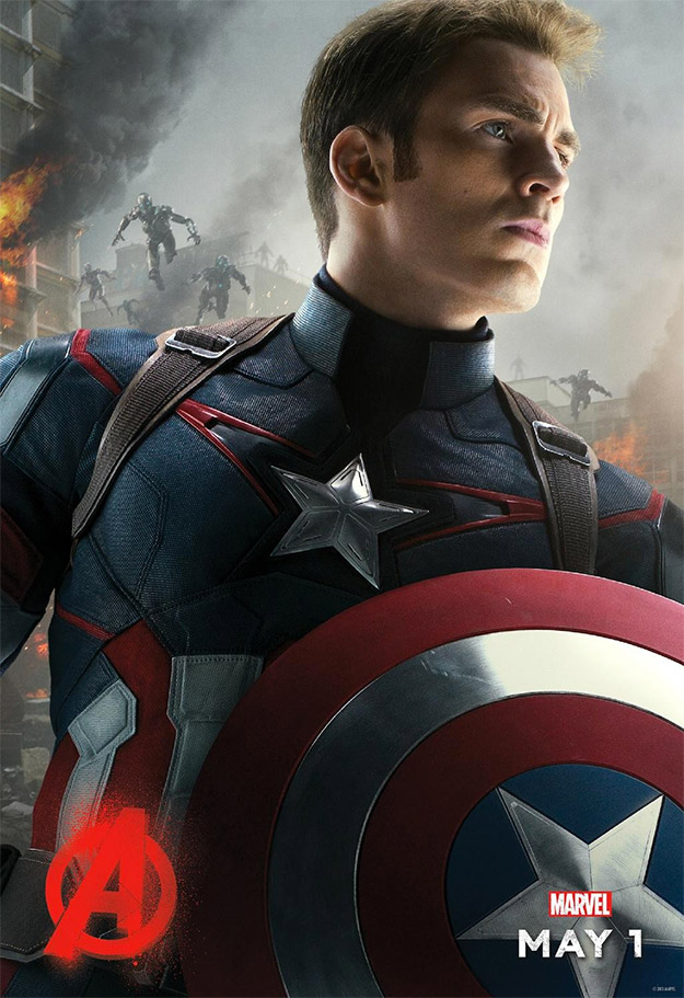 Un nuevo cartel de Vengadores: La Era de Ultrón... Capitán América