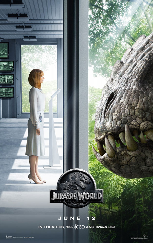 Uno de los nuevos carteles de Jurassic World