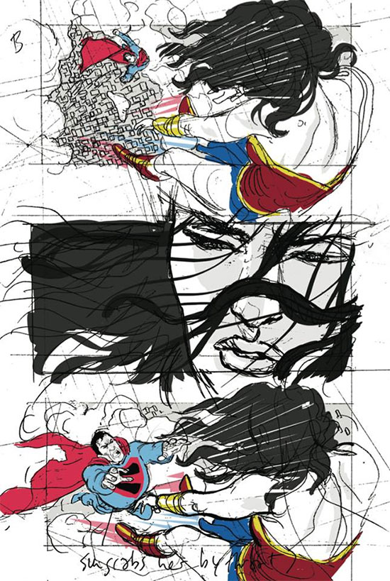 Superman vs. Wonder Woman en Justice League Mortal