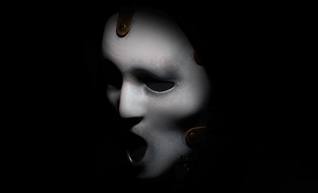 La máscara del nuevo Ghostface de la serie de televisión "Scream" 