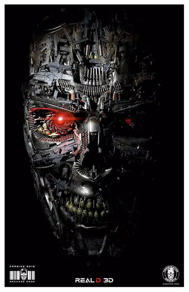 Cartel, curioso, de Terminator: Génesis