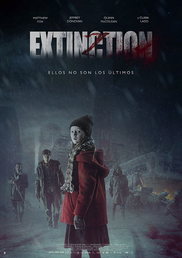 Cartel español de Extincion, estreno en cines el 14 de agosto