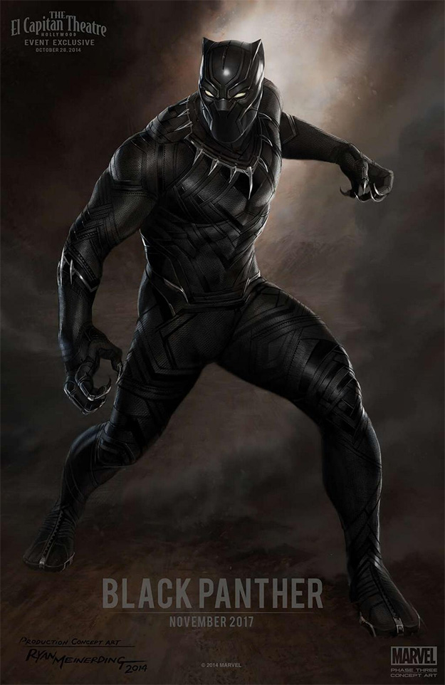 Ese concept art tan molón de Black Panther visto en San Diego