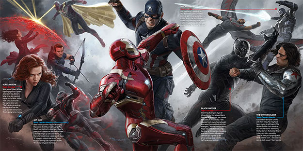 Nuevo concept art de Capitán América: Civil War con todos su implicados