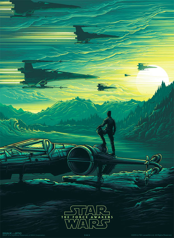 Otro cartel de Star Wars: El Despertar de la Fuerza para su estreno IMAX