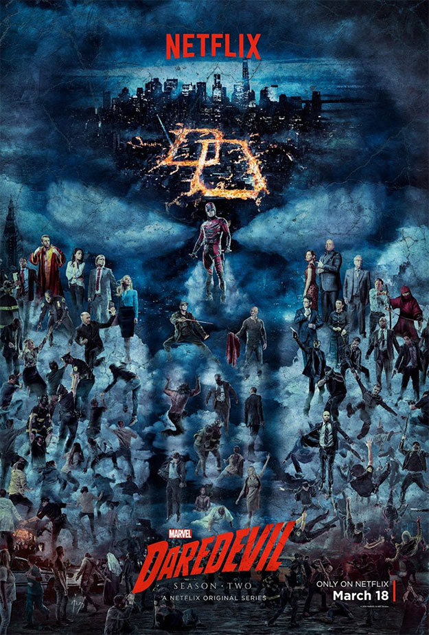 El cartel presentación de la nueva temporada de Daredevil