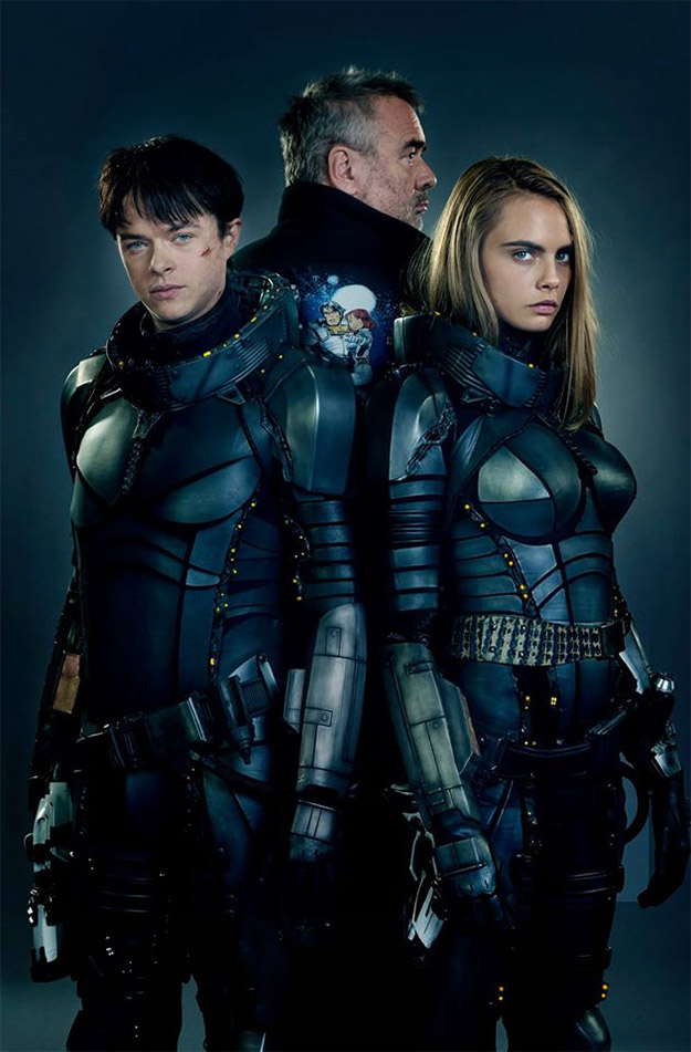 Dane DeHaan y Cara Delevingne en Valerian and the City of a Thousand Planets
