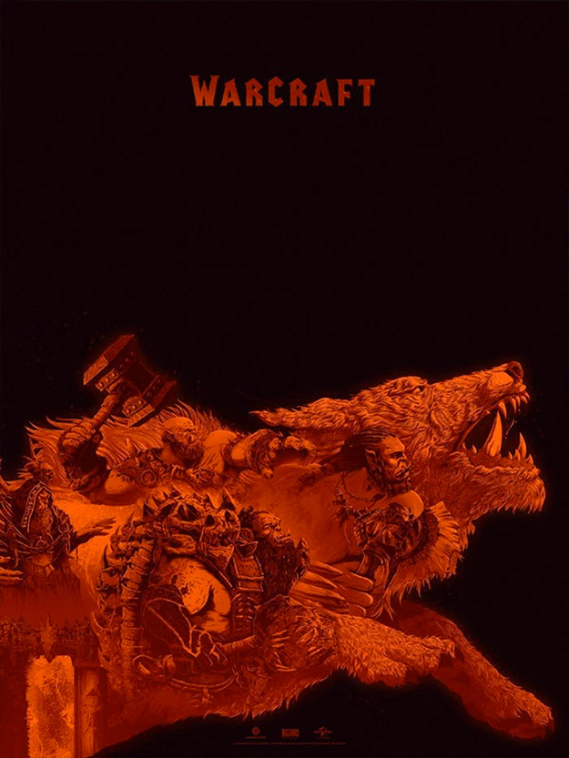 Cartel del lado orco para Warcraft por Kevin Tong