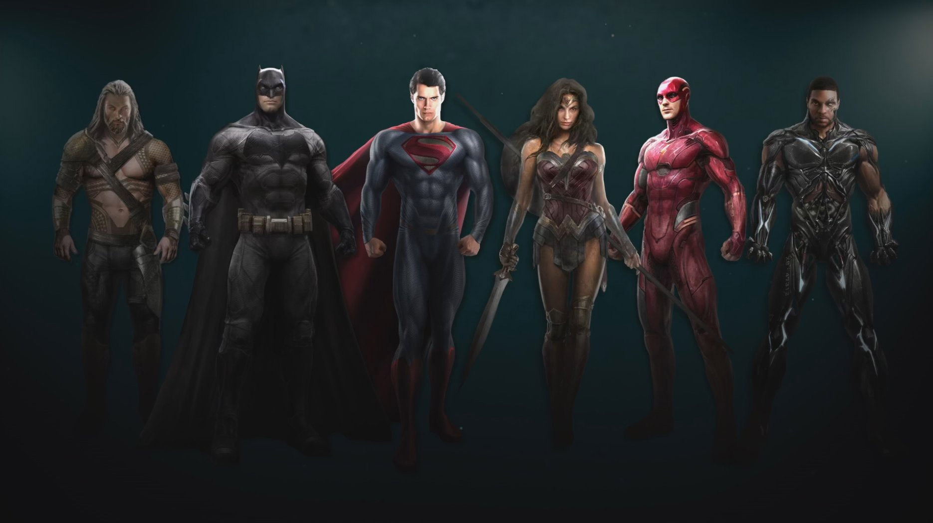 Ojito a este concept art de Justice League porque está el supergrupo al completo