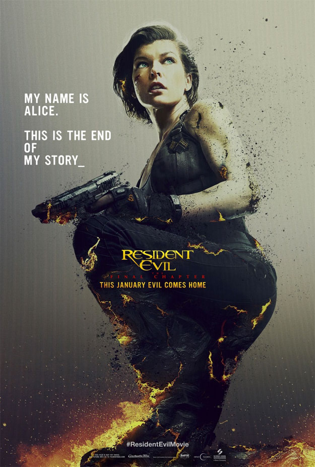 Otro póster más de Resident Evil: The Final Chapter