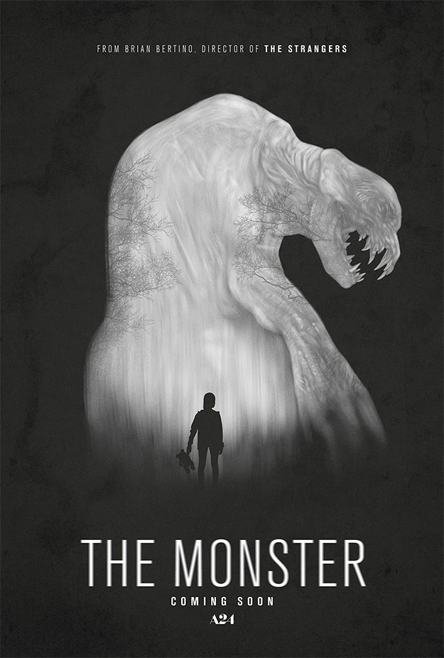 Simple pero eficiente cartel de The Monster