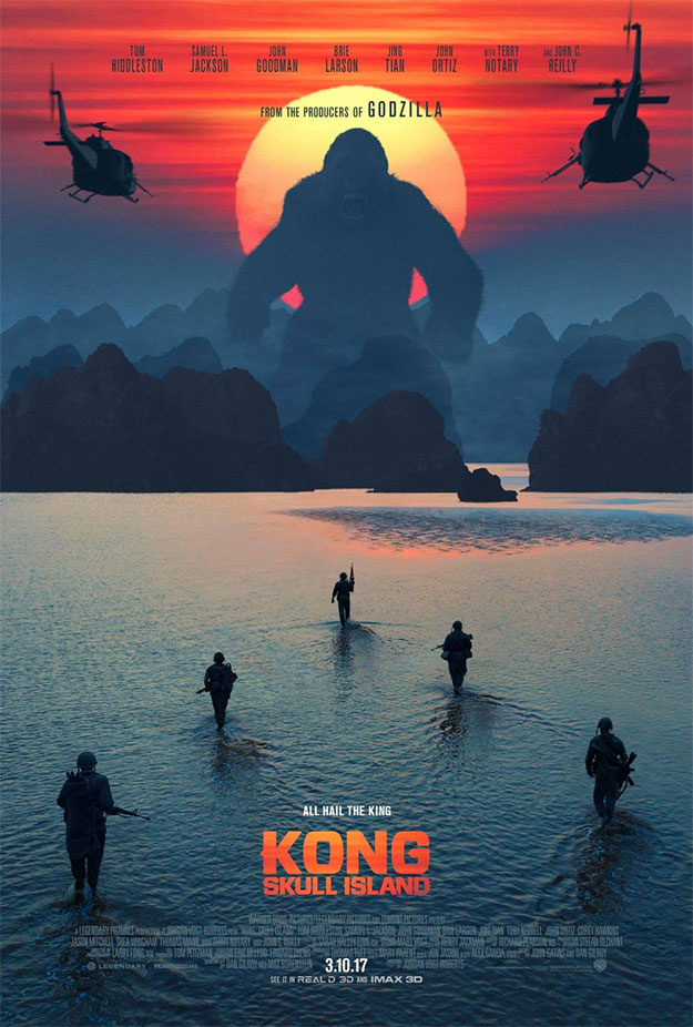 Este cartel de Kong: la isla Calavera me mola un rato largo